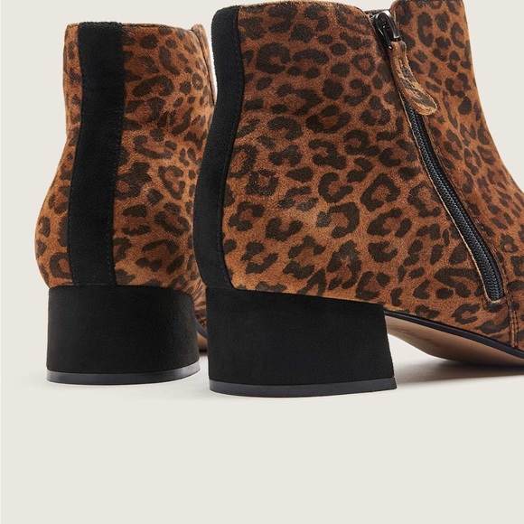 Clarks Shoes - NWOT clarks Marilyn suede leopard booties